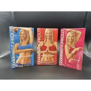 3 VHS set - Goddess Workout: Bellydance Fitness by Dolphina - New.
